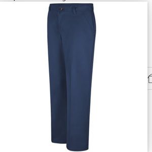 NWT red kap plain front cotton pants size 12